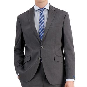 Kenneth Cole Reaction The Ready Flex Techni Cole Suit Jacket In Dark Gray 38R